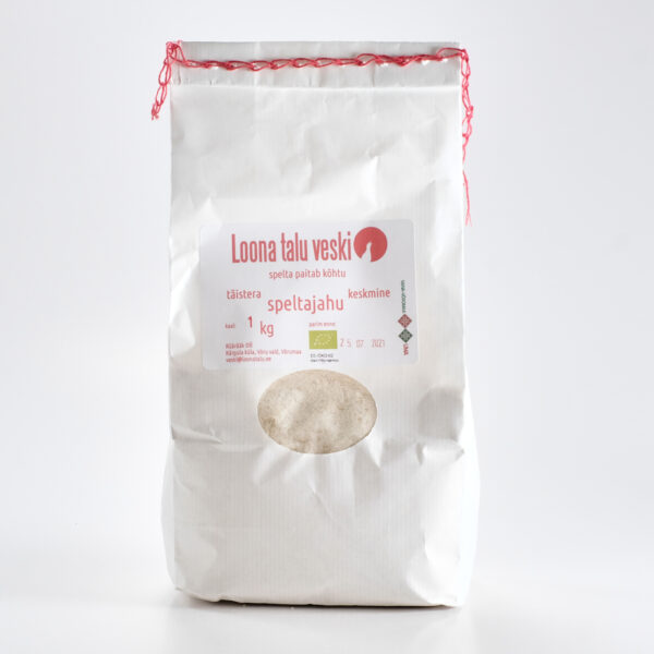 Täistera speltanisujahu 1 kg Loona Talu